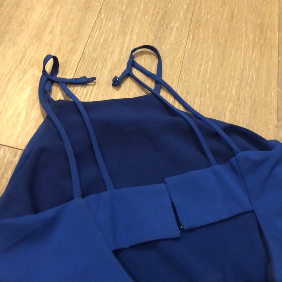 Blue Midi Layer Dress - Picture 4 of 5